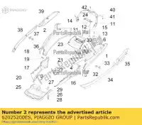 62025200ES, Piaggio Group, carenatura rh     , Nuovo