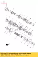 4D3174020000, Yamaha, aandrijfas assy yamaha yfm 250 2008 2009 2010 2011 2012 2013, Nieuw