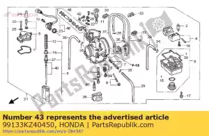 Honda 99133KZ40450 jato, lento # 45 - Lado inferior