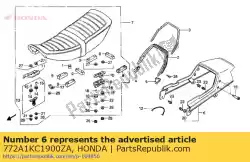 Aqui você pode pedir o conjunto de capuz, mar * nh1 * em Honda , com o número da peça 772A1KC1900ZA: