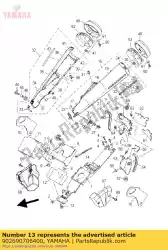 Ici, vous pouvez commander le rivet (j50) auprès de Yamaha , avec le numéro de pièce 902690706400: