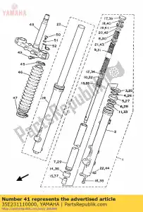 yamaha 35E231110000 perno, tapa - Lado inferior