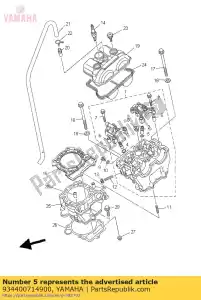 yamaha 934400714900 anello di sicurezza (1hx) - Il fondo