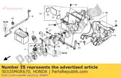 Aqui você pode pedir o nenhuma descrição disponível no momento em Honda , com o número da peça 50335MGR670: