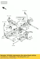 321900161, Kawasaki, bracket-engine,fr,lh kawasaki vn  a vulcan limited d vn2000 2000 , New