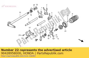 honda 90428958000 podk?adka b, oporowa, 14mm - Dół