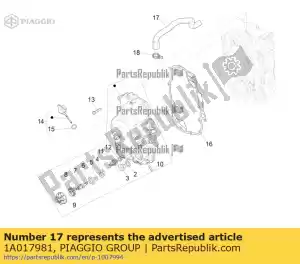 Piaggio Group 1A017981 tubetto sfiato olio p mp3 400 21 - Onderkant