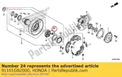 Here you can order the roller, 5x8 from Honda, with part number 91101GB2000: