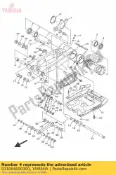 Tutaj możesz zamówić uszczelnienie olejowe od Yamaha , z numerem części 931064600300: