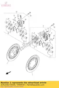 yamaha 2CR2581T0000 zespó? hamulca tarczowego - Dół