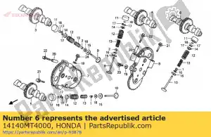 Honda 14140MT4000 cam shaft comp,ex - Bottom side