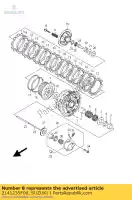 2141235F00, Suzuki, parafuso, mola de embreagem suzuki gsf gsr gsx gsx r rf 600 650 750 900 1995 1996 1997 1998 2000 2001 2002 2003 2004 2005 2006 2007 2008 2009 2010 2011 2012, Novo