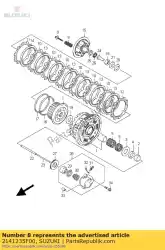 Qui puoi ordinare bullone, frizione spr da Suzuki , con numero parte 2141235F00: