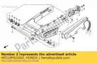 40510MS2000, Honda, caso, corrente honda cbr 1000 1989 1990 1991 1992 1993 1994 1995 1996 1997 1998 1999, Novo