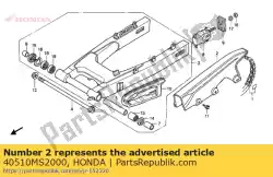 Aquí puede pedir caso, cadena de Honda , con el número de pieza 40510MS2000: