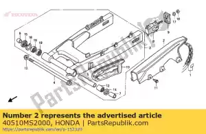 honda 40510MS2000 caso, cadena - Lado inferior