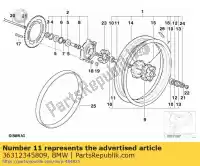 36312345809, BMW, spacer sleeve, interior bmw   650 1999 2000 2001 2002 2003 2004 2005 2006 2007 2008 2009 2010 2011 2012 2013 2014 2015 2016, New