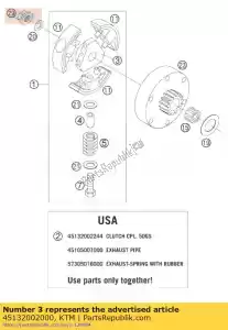 ktm 45132002000 piasta sprz?g?a 50 lc 2002r - Dół