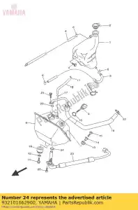 yamaha 932101662900 junta tórica (26h) - Lado inferior