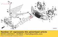 957011003507, Honda, perno, brida, 10x35 honda  cb cbr cbrr (g) japanese domestic / nc23-100 vf vtx 250 400 500 600 750 900 1800 1986 1987 1988 1989 1990 1991 1992 1993 1994 1995 1996 1997 1998 1999 2001 2002 2003 2004 2005 2006 2011 2013 2017 2018 2019 2020, Nuevo