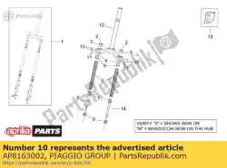 Qui puoi ordinare vite con flangia da Piaggio Group , con numero parte AP8163002: