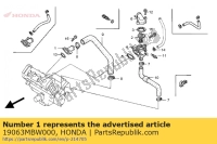 19063MBW000, Honda, articulación, agua, Nuevo