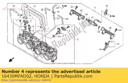 Aquí puede pedir montaje de motor de Honda , con el número de pieza 16430MFAD02: