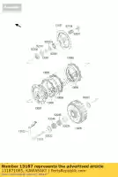 131871065, Kawasaki, dzia?anie sprz?g?a tarczowego kx125-k1 kawasaki estrella kx 125 250 1994 1995 1996 1997 1998 1999 2000 2001 2002, Nowy