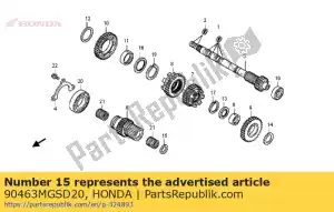 honda 90463MGSD20 washer, 26x34x2 - Bottom side