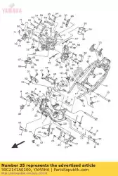 Aquí puede pedir soporte 1 de Yamaha , con el número de pieza 59C2141A0100: