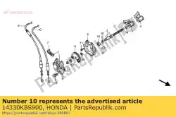 Qui puoi ordinare cavo comp. A, valvola da Honda , con numero parte 14330KBS900: