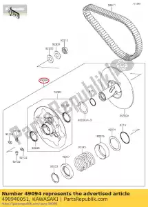 Kawasaki 490940051 piloté par convertisseur - La partie au fond