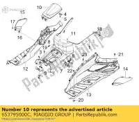 653795000C, Piaggio Group, Coperchio del serbatoio del carburante piaggio x 125 250 300 2008 2009, Nuovo