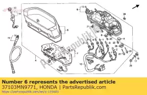 Honda 37103MN9771 case assy., lower - La partie au fond