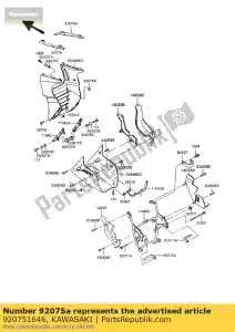 kawasaki 920751646 damper zx900-a1 - Bottom side