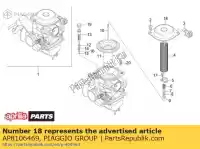 AP8106469, Piaggio Group, Copertina aprilia leonardo st 125 150, Nuovo