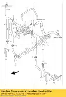 1861031F00, Suzuki, comp suporte, 2n suzuki gsf 600 1200 2000 2001 2002 2003 2004 2005, Novo