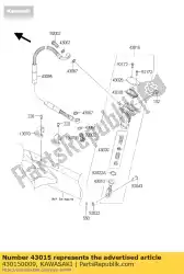 Aquí puede pedir cilindro-assy-master, rr de Kawasaki , con el número de pieza 430150009: