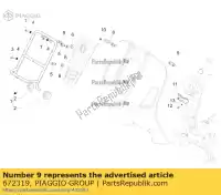 672319, Piaggio Group, Bracket with up vespa gts vespa gts zapm4520, rp8m45710,  zapm45200, zapm45202 zapm459l zapm459l, zapma39l zapma3100, zapma3200 zapma3300 0 300 2011 2012 2014 2016 2017 2018, New