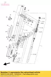 Qui puoi ordinare tubo esterno (a destra) da Yamaha , con numero parte 5XE23136L000: