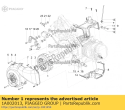 Aprilia 1A002013, Fan, OEM: Aprilia 1A002013