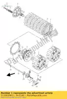 2120020811, Suzuki, engranaje, prim.drvn suzuki sv  s u su sv650ns 650 , Nuevo