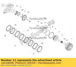 Tutaj możesz zamówić wiosna od Piaggio Group , z numerem części 1A018698: