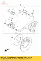 5C72582W0000, Yamaha, tarcza, hamulec tylny 2 yamaha  xvs 1300 2014 2015 2016 2017 2018, Nowy