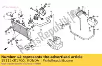 19113KR1760, Honda, Adaptador, tapa de reserva honda nx  vt shadow c2 c xrv africa twin 2 c3 nx250 xrv650 vt125c vt125c2 250 125 650 , Nuevo