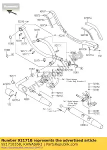 kawasaki 921710358 clamp vn2000-a1 - Bottom side