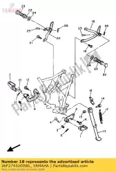 Qui puoi ordinare parentesi 1 da Yamaha , con numero parte 26F2743200WL: