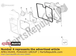 Piaggio Group AP8139269 appr.data cov grey - Parte de cima