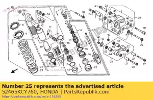 Honda 52465KCY760 bras sous assy, ??cush - La partie au fond