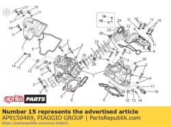 Aprilia AP9150469, Joint torique d13.95x2.62, OEM: Aprilia AP9150469